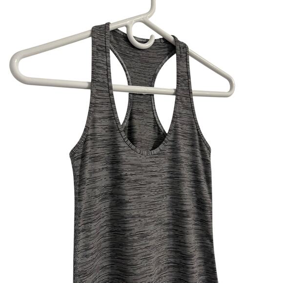 Lululemon Cool Racerback Tank Extra Long Wee Are From Space Coal Fossil Size 2 - Picture 3 of 7